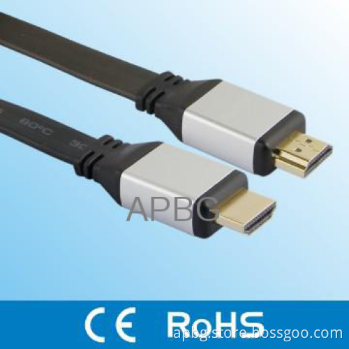 Flat HDMI Cable With Etherent/ 3D